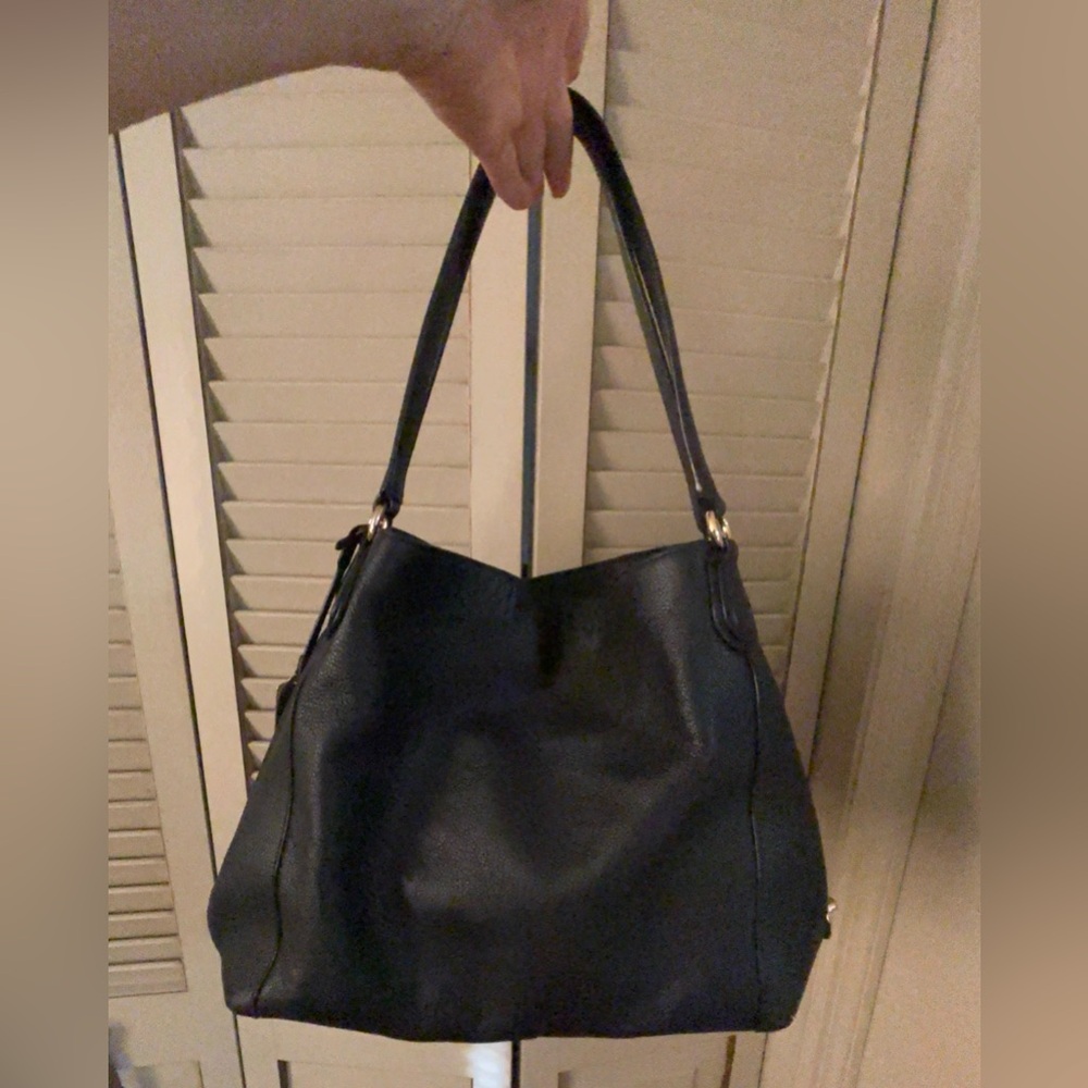 Coach Black Leather Bag - Picture 15 of 16